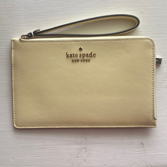 kate spade Handbags - Yellow Kate Spade Clutch